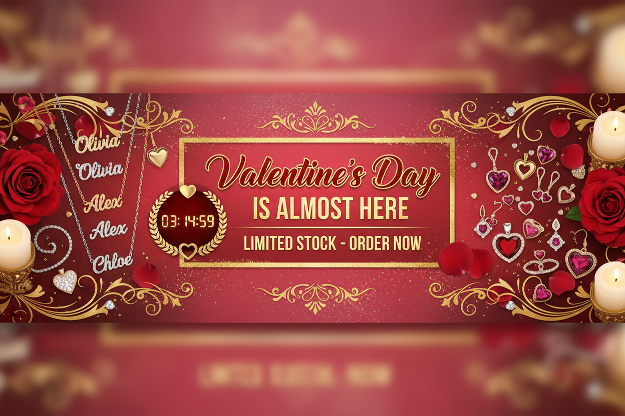 Valentine's Day Urgency Banner