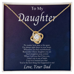 I'm Always With You - Love Knot Necklace