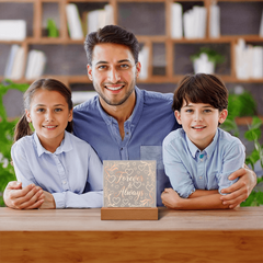 Forever & Always LED Acrylic Plaque - A Love That Shines Bright