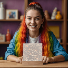 Forever & Always LED Acrylic Plaque - A Love That Shines Bright